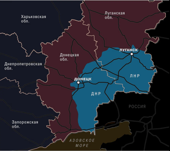 Границы Донецкой и Луганской народной Республики. Границы ДНР И ЛНР на карте Украины. Донецкая Республика на карте. Донецкая народная Республика на карте.